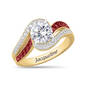 Personalized Two Carat Birthstone Ring, Personalized Two Carat Birthstone Ring 11258 0014 g july