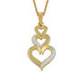 Treasures of Heart Golden Jewelry Set 10338 0010 b pendant1