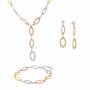 Perfection Tri color Jewelry Set 6502 001 8 1