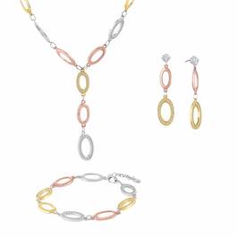 Perfection Tri color Jewelry Set 6502 001 8 1