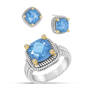 Sea of Blue Ring and Earring Set 6722 0012 a main
