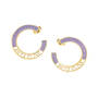 Custom Birthstone Hoops 11963 0010 f june