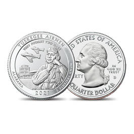 Tuskegee Airmen Coin Currency Set 10122 0010 c quarter