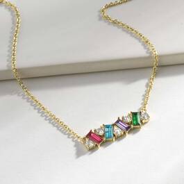 Family Birthstone Necklace 4 Stone 11142 2408 a main