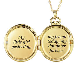 My Daughter Forever Diamond Locket 10216 0025 d open locket
