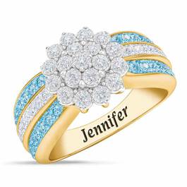 Personalized Birthstone Radiance Ring 5687 003 3 3