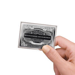 3oz Silver Ingot Personalized 11800 0025 c handshot