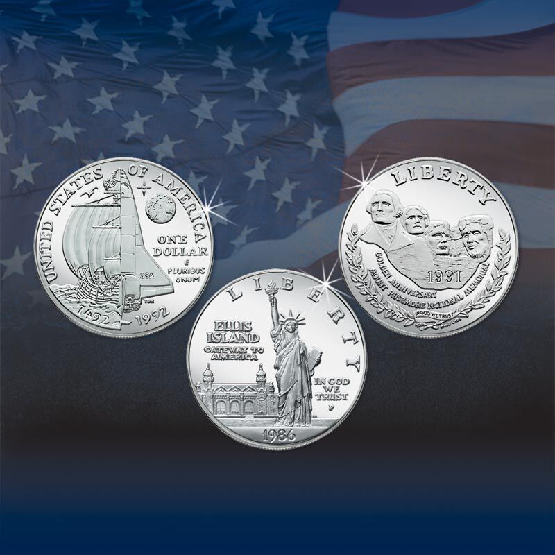 Limited Edition Uncirculated US Silver Dollars 4545 001 2 1