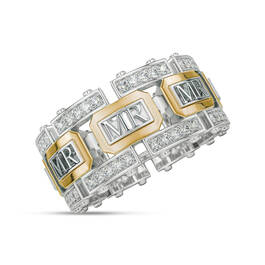 Personalized Custom Crafted Initial Ring 12532 0010 a main