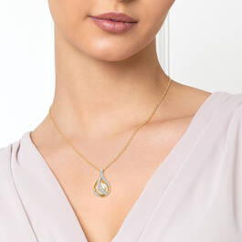 Pearl of Perserverence Diamond Necklace 11785 0040 m model