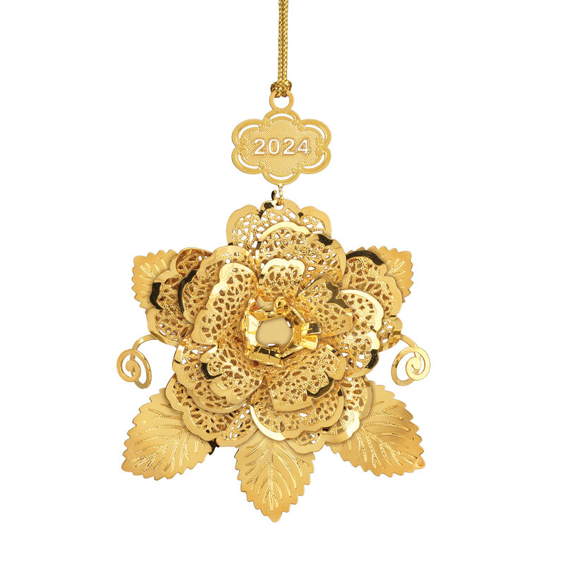2024 Gold Ornament Collection
