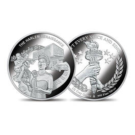 The American Civil Rights Silver Bullion Commemoratives 10123 0019 c HarlemRenaissancecommemorative