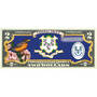 State Bird and Flower Enhanced $2 Bill Collection 11346 0018 a Connecticut