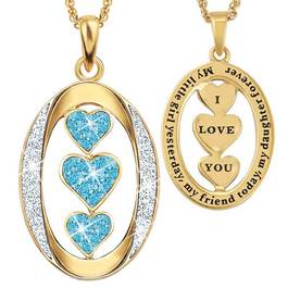 My Daughter I Love You Diamond Pendant 1136 001 3 12