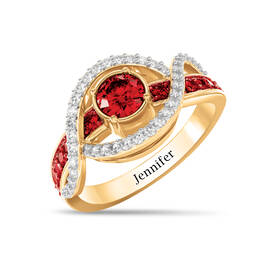 Birthstone Wave Ring 11175 0014 g july