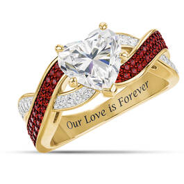 Our Love is Forever Birthstone DIamonisse Ring 10473 0015 g july