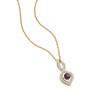 Absolute Allure Amethyst   Diamond Drop Pendant 6504 001 6 2