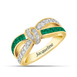 Personalized Birthstone Twist Ring 10468 0012 e may