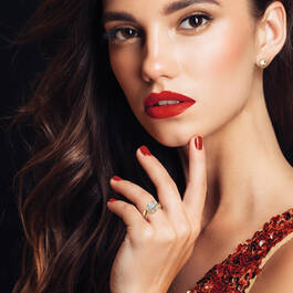 A Dozen Rubies Swirl Ring 10775 0010 m model