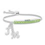 Personalized Birthstone Bolo Bracelet--A-A, Personalized Birthstone Bolo Bracelet 1864 002 9 8
