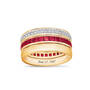 Personalized Forever Ruby Red & Diamond Anniversary Ring, Personalized Forever Ruby Red and Diamond Anniversary Ring 11248 0017 a main
