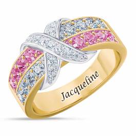 Birthstone Beauty Diamond Kiss Ring 6503 001 7 10