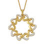 Treasures of Heart Golden Jewelry Set 10338 0010 e pendant