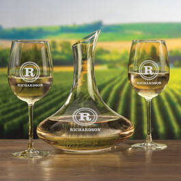 Personalized Wine Decanter Set 5668 0028 c decanterglass