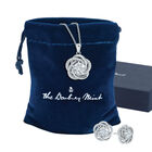 Perfectly Paired Love Knot Pendant with FREE Matching Earrings 10917 0019 g gift pouch box