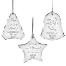 The Personalized Glass Ornament Set 10082 0018 a main