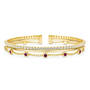 Personalized Luxe Birthstone Cuff 11997 0010 b february