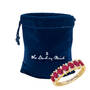 Genuine Ruby Birthstone Ring, Genuine Birthstone Ring 12394 0074 b giftpouch