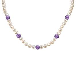 Bedazzled with Birthstones Pearl Necklace 5106 001 0 2