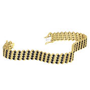 Midnight Spell Black Diamond Bracelet 12333 0029 b open