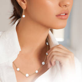 Golden Beauty Discs Necklace&Earrings 11973 0034 m model