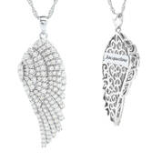 The Personalized Angel Wing Pendant 10835 0017 a main