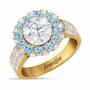 Birthstone Beauty Diamonisse Halo Ring 4924 001 3 12