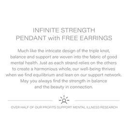 Infinite Strength Pendant with FREE Earrings 11785 0016 s card