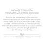 Infinite Strength Pendant with FREE Earrings 11785 0016 s card