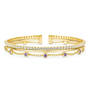Luxe Birthstone Cuff, Personalized Luxe Birthstone Cuff 11997 0010 f june