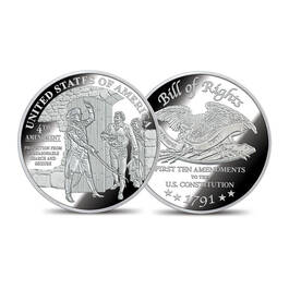 The Bill of Rights Silver Bullion Commemoratives 6530 0014 c 4th amendment