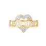 Personalized Open Heart Ring 11432 0013 b straight