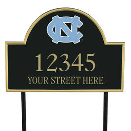 The College Personalized Address Plaque 5716 0384 b North Carolina