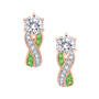Birthstone Swirl Earrings, Birthstone Swirl Earrings 6531 0021 h august
