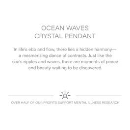 Ocean Waves Crystal Pendant 11785 0032 s card