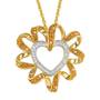 Birthstone Beauty Diamond Heart Pendant 2627 001 7 11