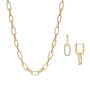 Dazzling Paperclip Necklace Earrings 11844 0015 a main