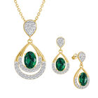 Birthstone Necklace Earring Set 6930 0010 e may