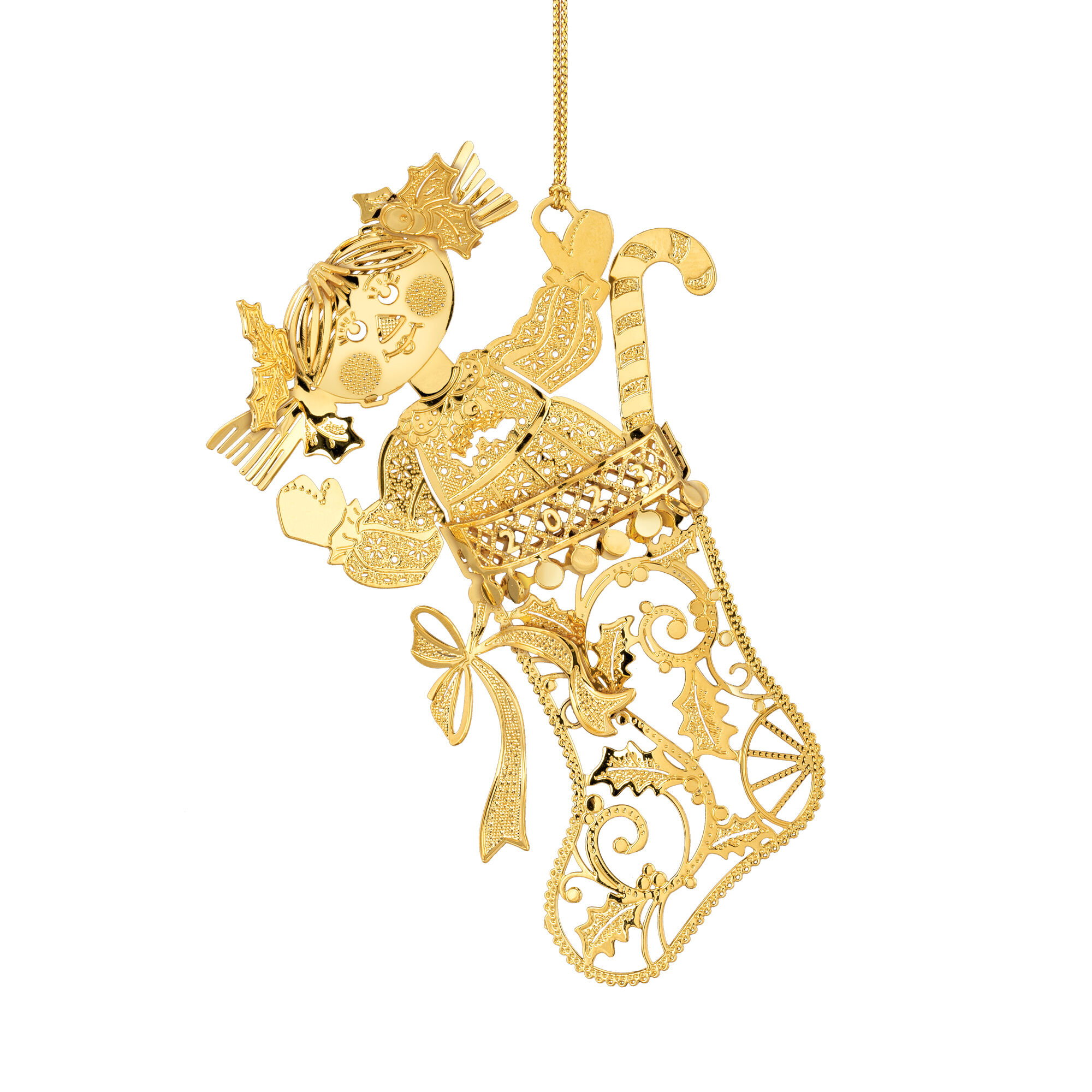 The 2023 Gold Christmas Ornament Collection 10312 0036 k stocking
