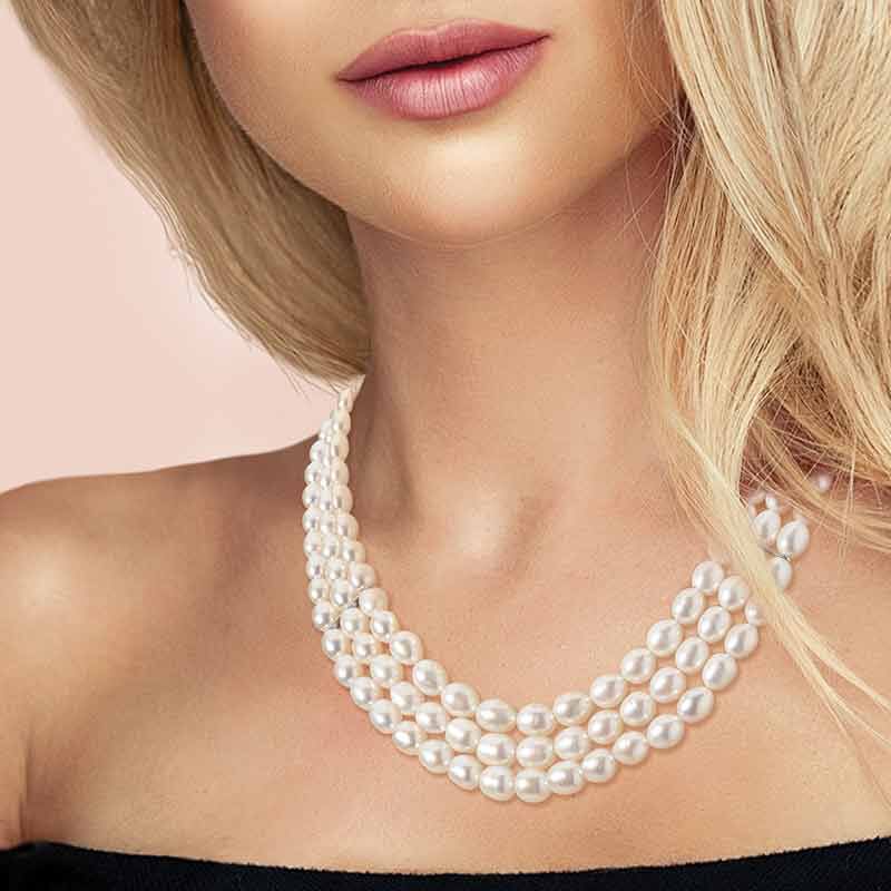 Sweet Harmony Cultured Pearl Necklace 4982 001 2 4